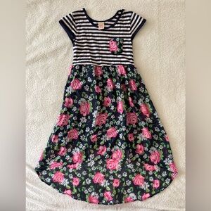 Faded Glory Girl’s Floral Dress Size Large 10-12